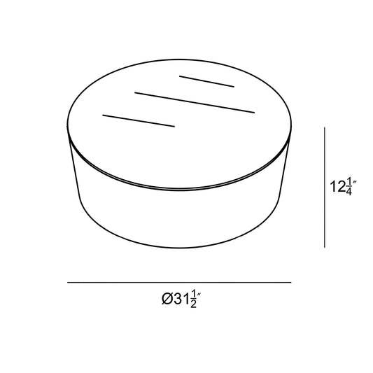 Mason Round Coffee Table