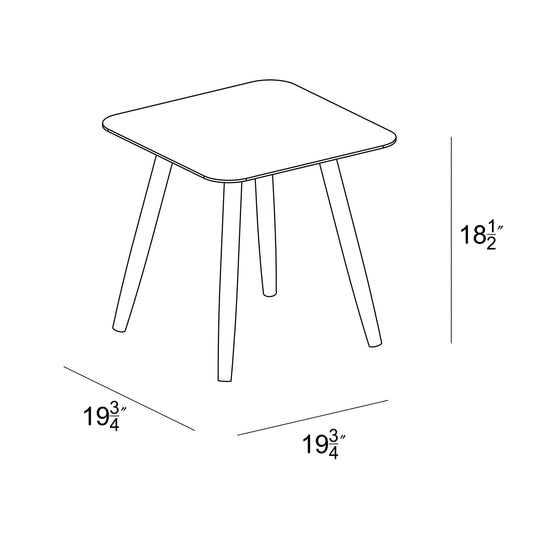 Olio Square End Table