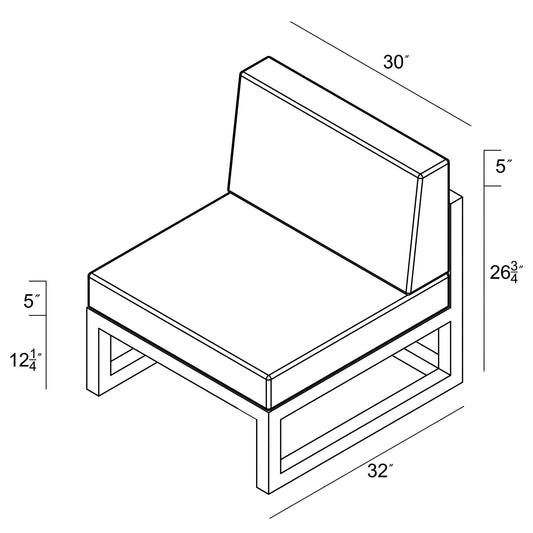 Avion Middle Sectional